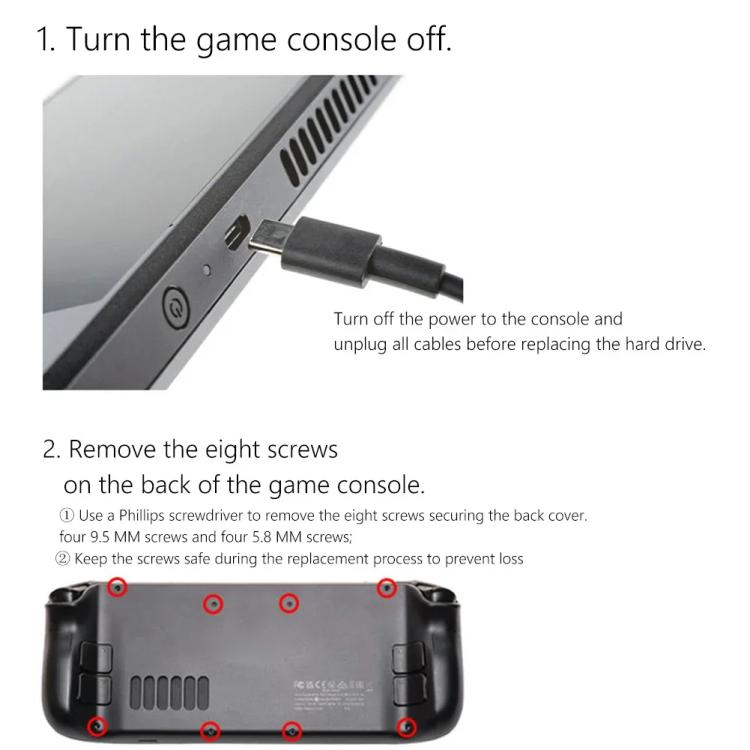 For Steam Deck Game Console SSD Copper Heat Sink M.2 2230 NVMe Radiator Pad, Set A, Set B - ORIWHIZ