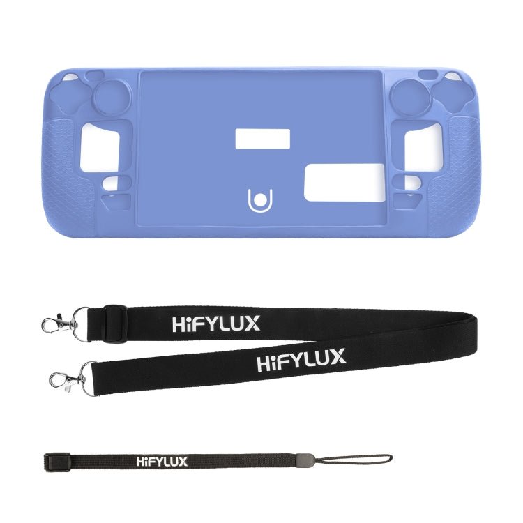 For Steam Deck Hifylux ST - PF14 Game Console Silicone Case Anti - scratch Non - slip Handheld Case Lanyard, Silicone Case Black, Silicone Case Blue, Silicone Case Red, Silicone Case Orange - ORIWHIZSteam Deck AccessoriesSteam Deck Accessories Cover CaseToys & Hobbies