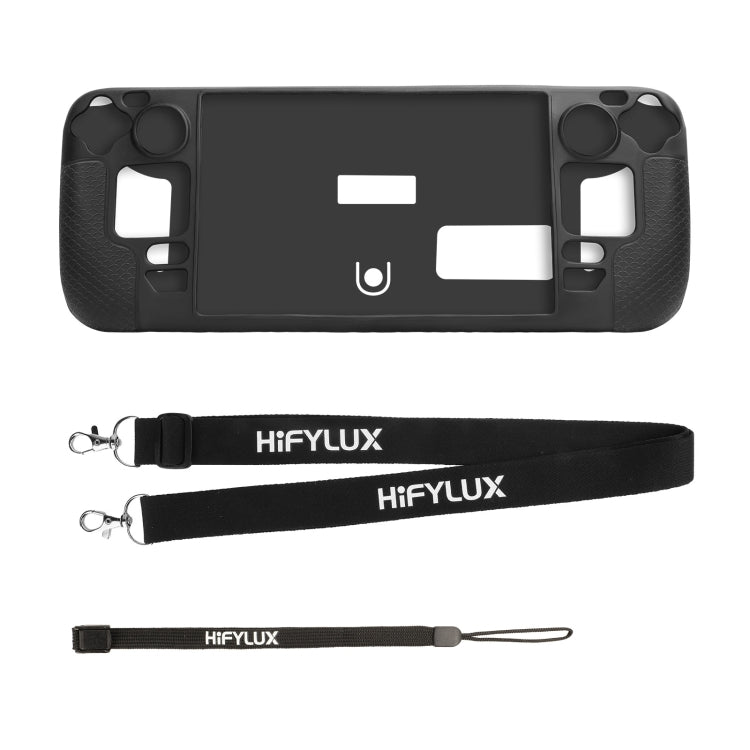 For Steam Deck Hifylux ST - PF14 Game Console Silicone Case Anti - scratch Non - slip Handheld Case Lanyard, Silicone Case Black, Silicone Case Blue, Silicone Case Red, Silicone Case Orange - ORIWHIZSteam Deck AccessoriesSteam Deck Accessories Cover CaseToys & Hobbies