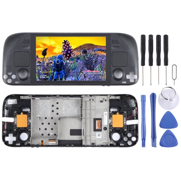 For Steam Deck Original LCD Screen Digitizer Full Assembly with Frame Frosted Version, For Steam Deck(Original) - ORIWHIZ