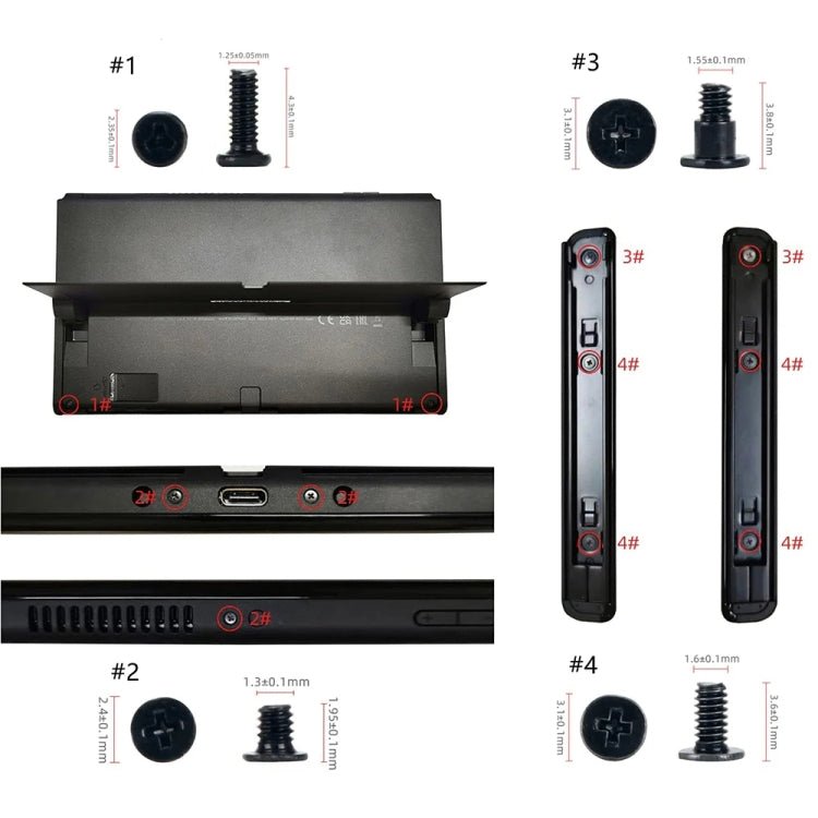 For Switch OLED Host 44 In 1 Screw Set Replacement Accessories - ORIWHIZ