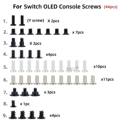 For Switch OLED Host 44 In 1 Screw Set Replacement Accessories - ORIWHIZ