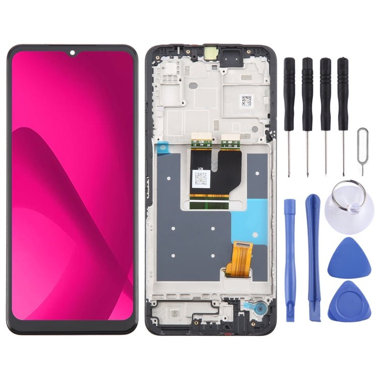 For T - Mobile Revvl 7 5G TMRV075G LCD Screen Digitizer Full Assembly with Frame, For T - Mobile Revvl 7 5G(Original) - ORIWHIZ
