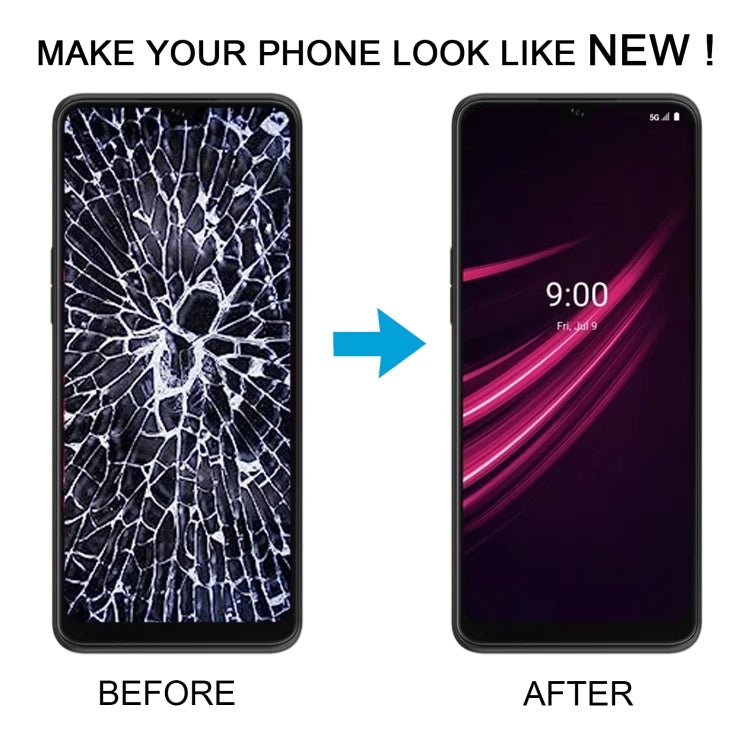 For T - Mobile REVVL V+ 5G LCD Screen Digitizer Full Assembly with Frame, For T - Mobile REVVL V+ 5G(with Frame) - ORIWHIZ