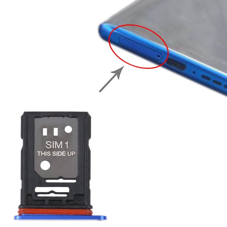 For TCL 10 Plus Original SIM Card Tray + SIM / Micro SD Card Tray, For TCL 10 Plus - ORIWHIZ