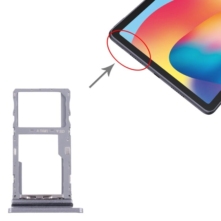 For TCL 10 TabMax Original SIM + Micro SD Card Tray, For TCL 10 TabMax(Original,Double card) - ORIWHIZ