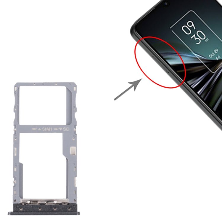 For TCL 20 XE Original SIM Card Tray + Micro SD Card Tray, For TCL 20 XE - ORIWHIZ