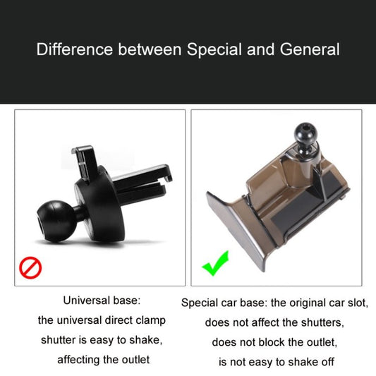 For Tesla Car Air Outlet Clip Phone Holder Base, 14 - 20 X Right + 16 - 21 S Right, 14 - 20 X Left + 16 - 21 S Left, 19 - 22 Model 3 Left, 19 - 22 Model 3+Model Y Rubber, 21 - 22 Model 3+Model Y Stuck On Screen, 21 - 22 Model Y Stuck On Steering Wheel Left - ORIWHIZ