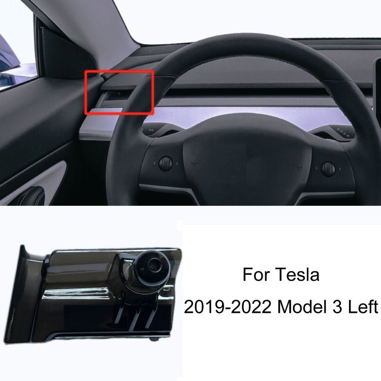 For Tesla Car Air Outlet Clip Phone Holder Base, 14 - 20 X Right + 16 - 21 S Right, 14 - 20 X Left + 16 - 21 S Left, 19 - 22 Model 3 Left, 19 - 22 Model 3+Model Y Rubber, 21 - 22 Model 3+Model Y Stuck On Screen, 21 - 22 Model Y Stuck On Steering Wheel Left - ORIWHIZ