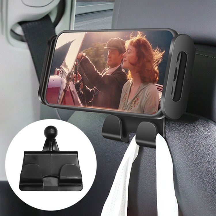 For Tesla Model 3 / Y Car Rear Seat Phone Tablet Holder, Bracket Base, Base + Phone Bracket - ORIWHIZ