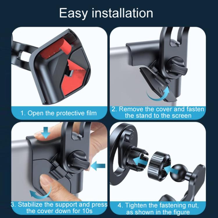 For Tesla Model 3 / Y Floating Screen Car Phone Holder Automotive Navigation Magnetic Mount, Z02 - ORIWHIZ