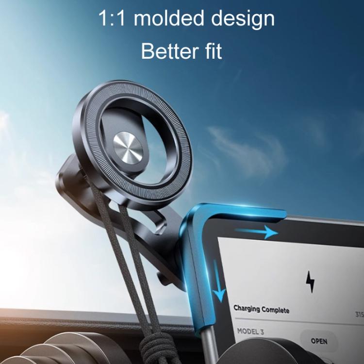 For Tesla Model 3 / Y Floating Screen Car Phone Holder Automotive Navigation Magnetic Mount, Z02 - ORIWHIZ