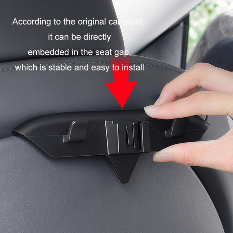 For Tesla Model 3/Y Rear Seat Hooks, Triple Hook - ORIWHIZ