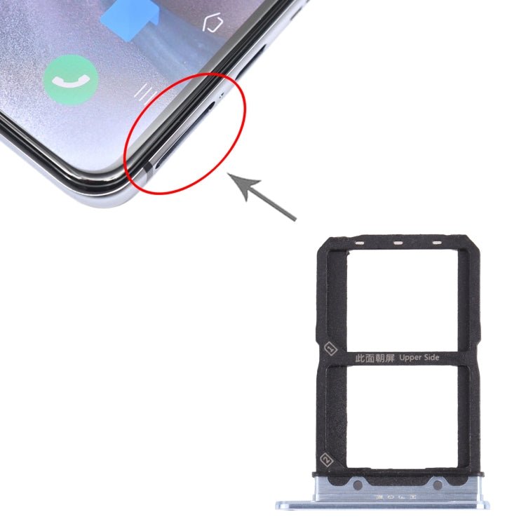 For vivo iQOO 5 5G SIM Card Tray + SIM Card Tray, For vivo iQOO 5 5G - ORIWHIZ