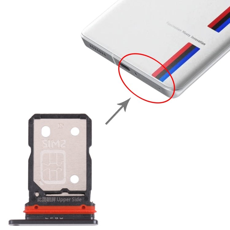 For vivo iQOO 8 SIM Card Tray + SIM Card Tray, For vivo iQOO 8 - ORIWHIZ