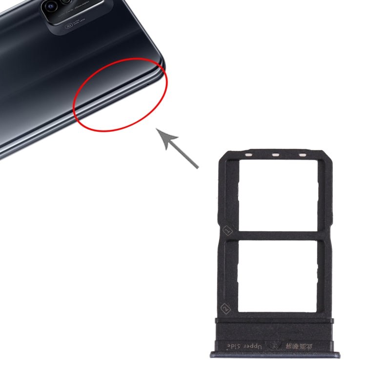 For vivo iQOO Neo5 V2055A SIM Card Tray + SIM Card Tray, For vivo iQOO Neo5 - ORIWHIZ