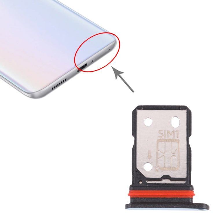 For vivo iQOO Z5 SIM Card Tray + SIM Card Tray, For vivo iQOO Z5 - ORIWHIZ