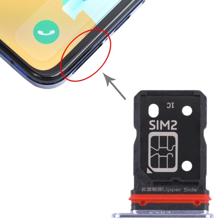 For Vivo S9 V2072A SIM Card Tray + SIM Card Tray, For Vivo S9 - ORIWHIZ
