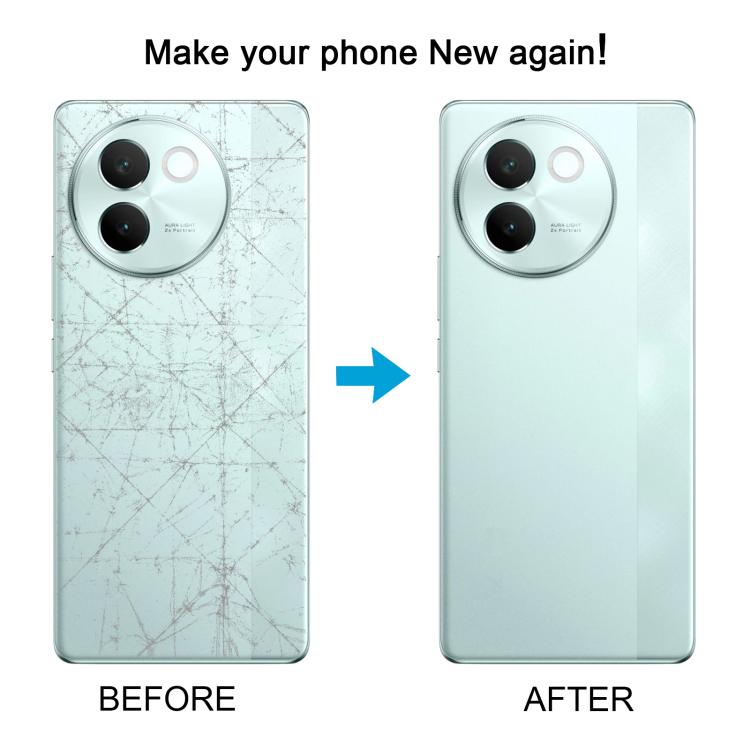 For vivo V30e Battery Back Cover with Camera Lens Cover, For vivo V30e - ORIWHIZ