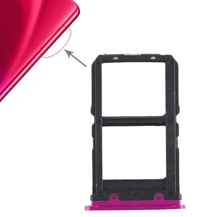 For Vivo X23 2 x SIM Card Tray, For Vivo X23, Vivo X23(Orange), Vivo X23(Rose Red) - ORIWHIZ