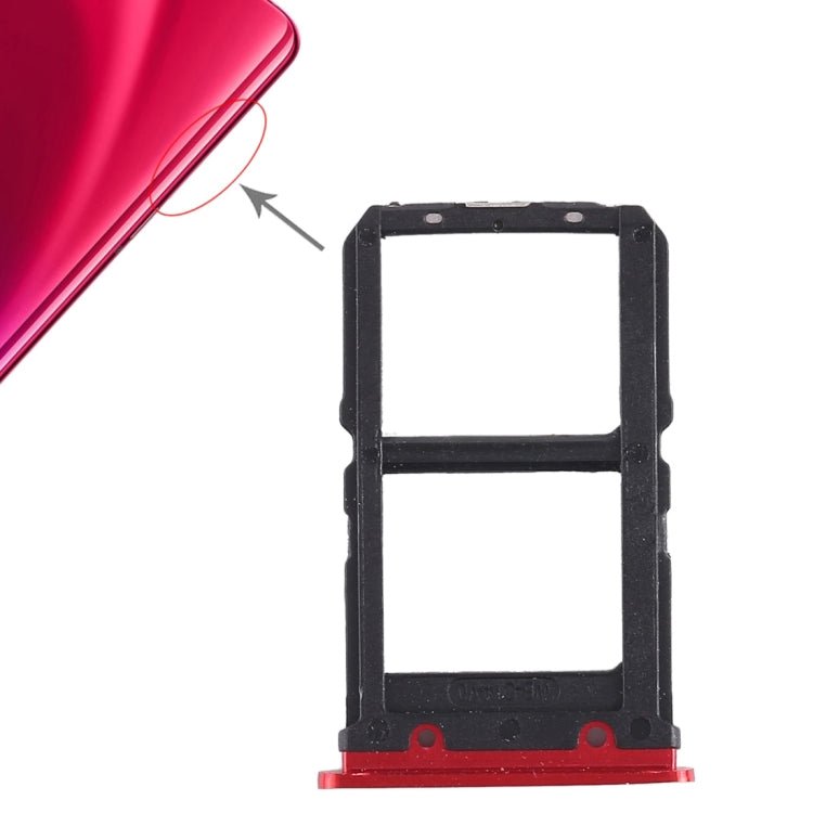 For Vivo X23 2 x SIM Card Tray, For Vivo X23, Vivo X23(Orange), Vivo X23(Rose Red) - ORIWHIZ