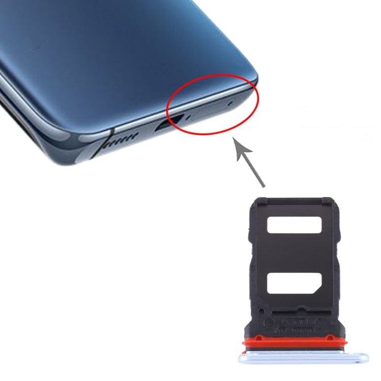 For Vivo X50 Pro SIM Card Tray + SIM Card Tray, For Vivo X50 Pro(Double Card) - ORIWHIZ