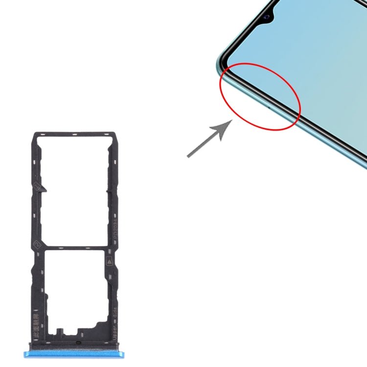 For vivo Y20G / Y20s (G) SIM Card Tray + SIM Card Tray + Micro SD Card Tray, For vivo Y20G / Y20s (G) - ORIWHIZ