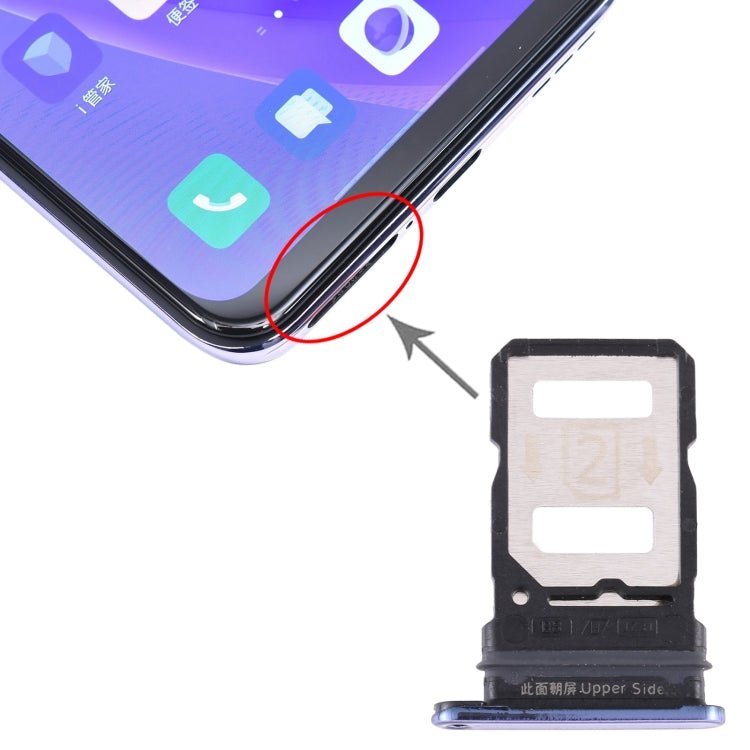 For Vivo Y73s V2031A SIM Card Tray + SIM Card Tray, For Vivo Y73s - ORIWHIZ