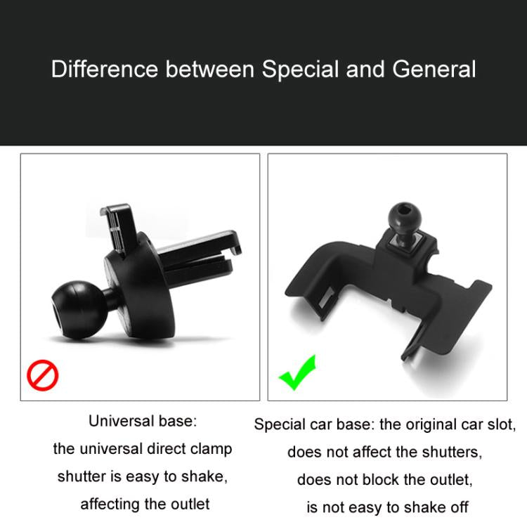 For Volvo Car - Mounted Special Mobile Phone Navigation Bracket Base, 09 - 17 XC60, 15 - 23 XC90, 16 - 23 S90 With Glue/V90, 16 - 23 S90 Buckle/V90, 18 - 23 XC60, 20 - 23 S60/V60, 20 - 23 XC40 - ORIWHIZ