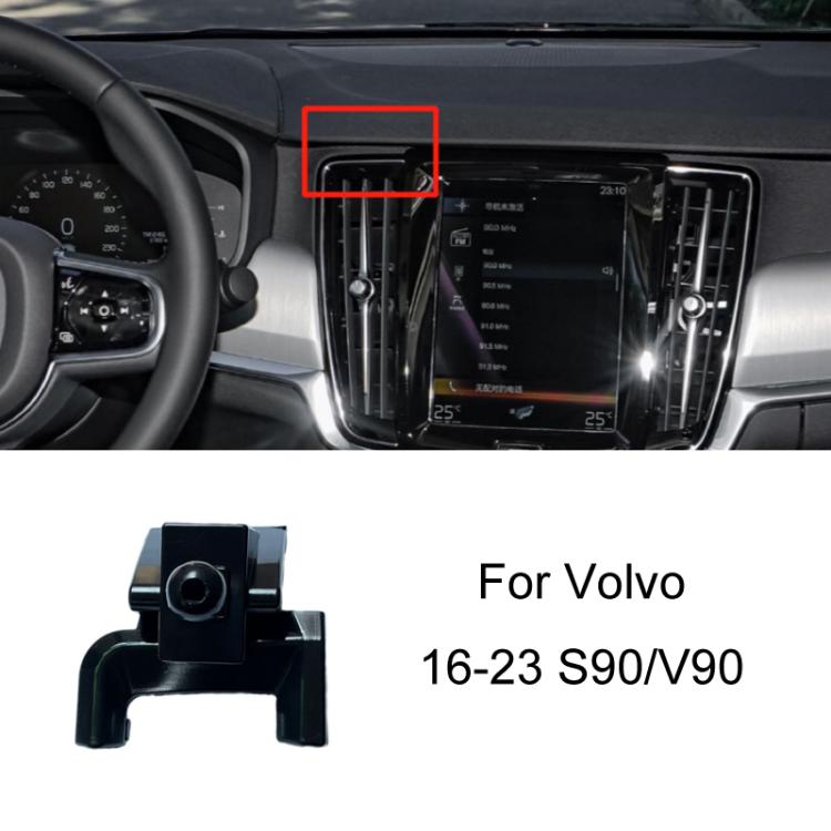 For Volvo Car - Mounted Special Mobile Phone Navigation Bracket Base, 09 - 17 XC60, 15 - 23 XC90, 16 - 23 S90 With Glue/V90, 16 - 23 S90 Buckle/V90, 18 - 23 XC60, 20 - 23 S60/V60, 20 - 23 XC40 - ORIWHIZ