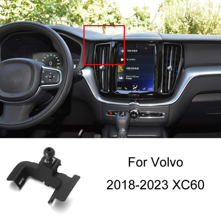 For Volvo Car - Mounted Special Mobile Phone Navigation Bracket Base, 09 - 17 XC60, 15 - 23 XC90, 16 - 23 S90 With Glue/V90, 16 - 23 S90 Buckle/V90, 18 - 23 XC60, 20 - 23 S60/V60, 20 - 23 XC40 - ORIWHIZ