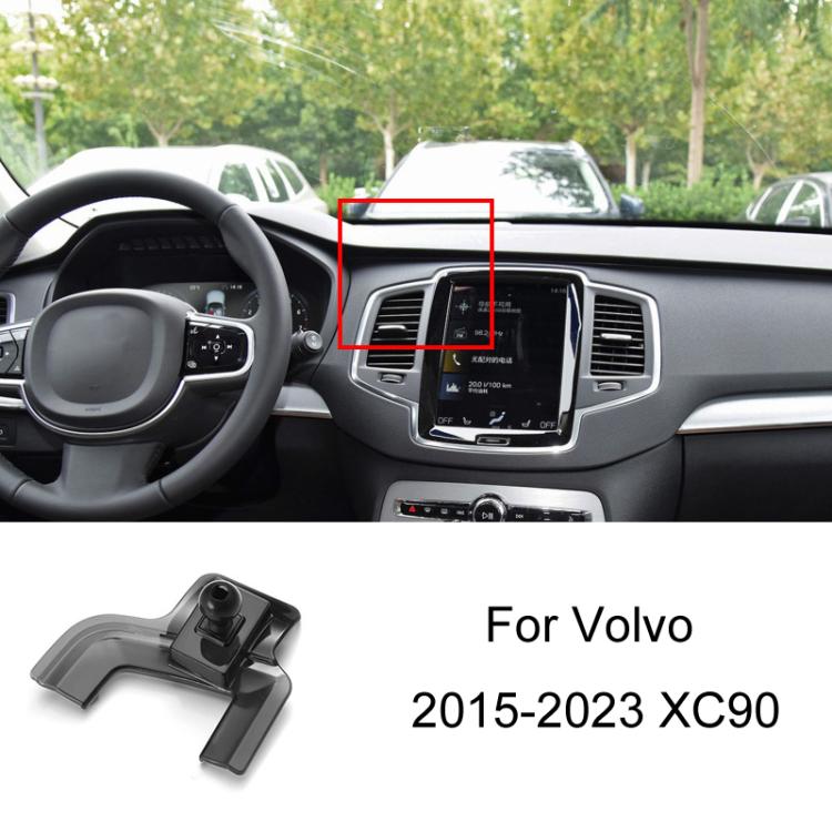 For Volvo Car - Mounted Special Mobile Phone Navigation Bracket Base, 09 - 17 XC60, 15 - 23 XC90, 16 - 23 S90 With Glue/V90, 16 - 23 S90 Buckle/V90, 18 - 23 XC60, 20 - 23 S60/V60, 20 - 23 XC40 - ORIWHIZ
