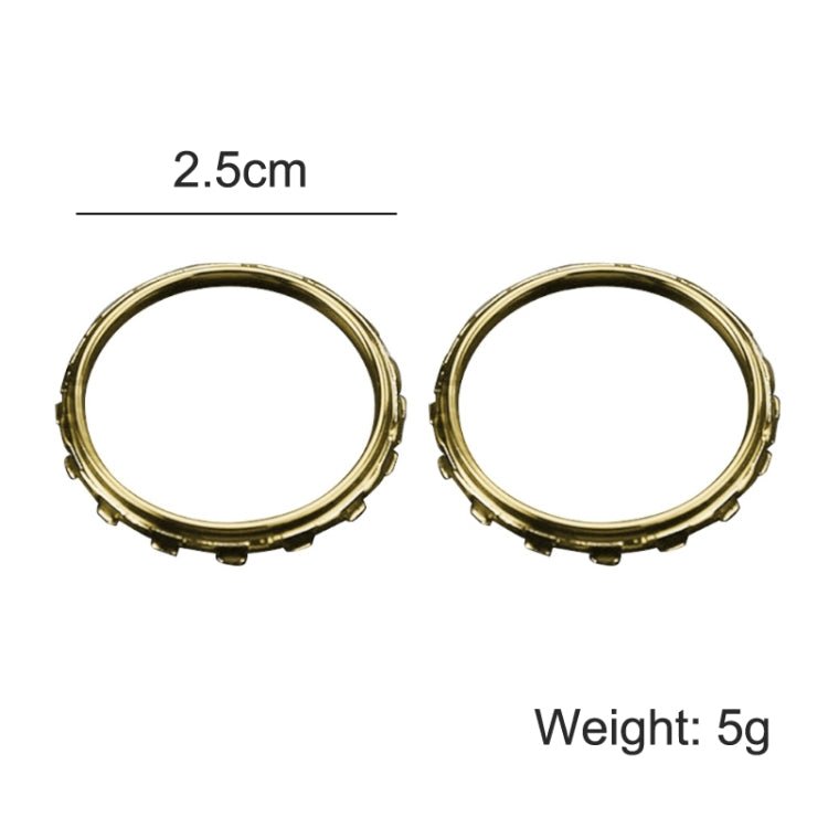 For Xbox One Elite 1pair 3D Replacement Ring Handle Accessories, Color: Black, Black, Gold Plating, Silver Plating, Red Plating, Blue Plating - ORIWHIZ