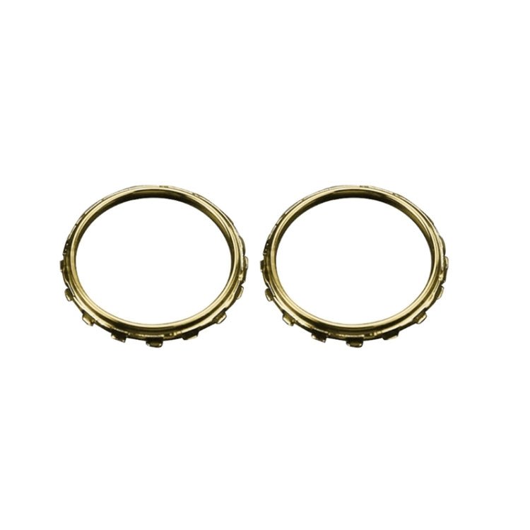 For Xbox One Elite 1pair 3D Replacement Ring Handle Accessories, Color: Black, Black, Gold Plating, Silver Plating, Red Plating, Blue Plating - ORIWHIZ