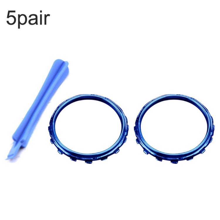 For Xbox One Elite 5pairs 3D Replacement Ring + Screwdriver Handle Accessories, Black + Screwdriver, Gold Plating + Screwdriver, Silver Plating + Screwdriver, Red Plating + Screwdriver, Blue Plating + Screwdriver - ORIWHIZ