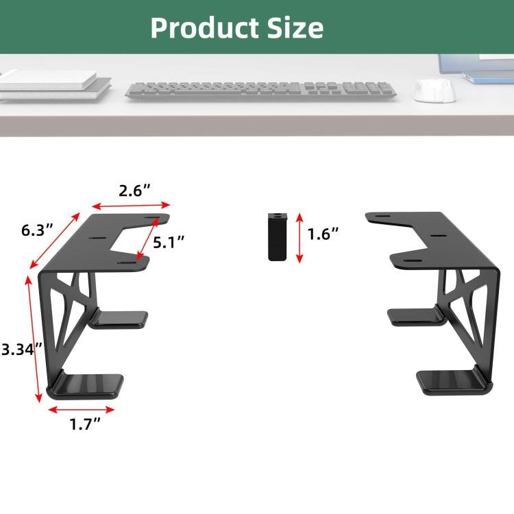 For Xbox One S / X, Xbox 360 Under Desk Storage Stand Rack - ORIWHIZNintendo AccessoriesNintendo Accessories HolderToys & Hobbies
