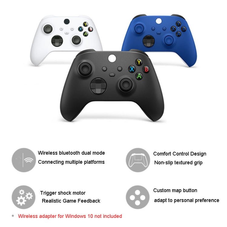 For Xbox Series X/S Bluetooth Wireless Controller Gamepad Joystick, White, Black, Red, Blue, Yellow - ORIWHIZMicroSoft AccessoriesMicroSoft Accessories GamepadToys & Hobbies