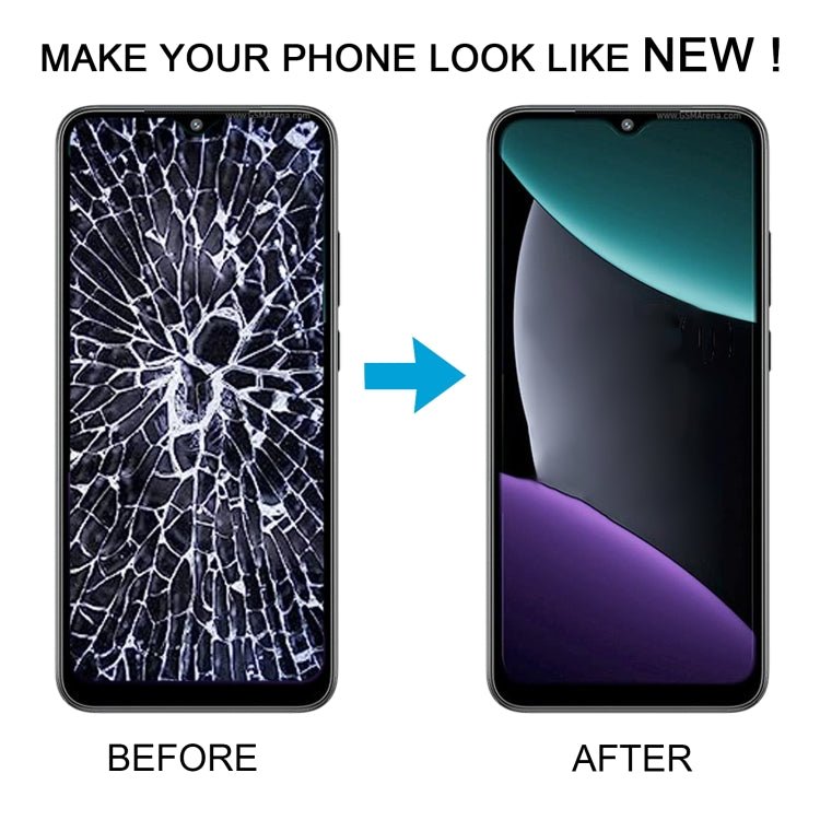 For Xiaomi Poco C51 OEM Material LCD Screen Digitizer Full Assembly with Frame, For Xiaomi Poco C51 - ORIWHIZ