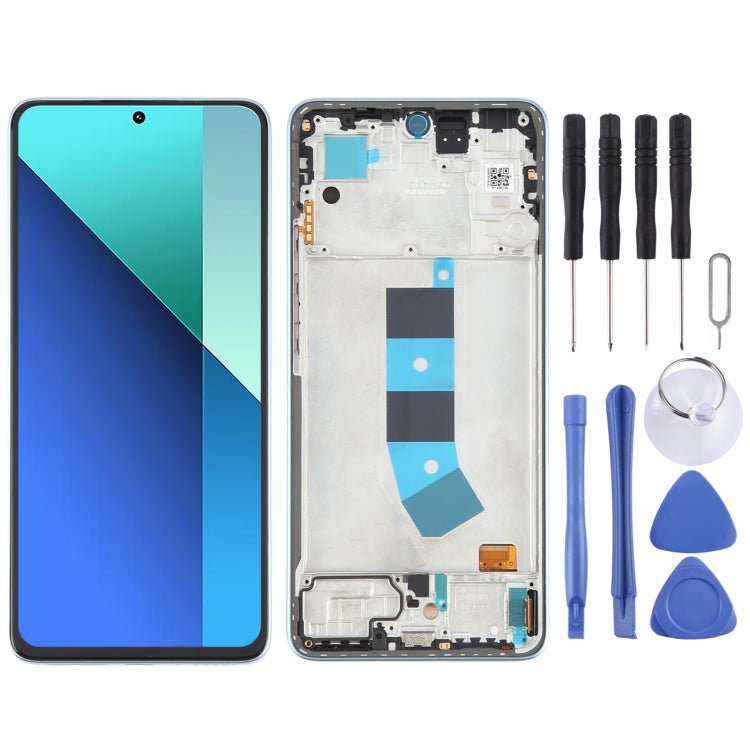 For Xiaomi Redmi Note 13 4G Original AMOLED Material LCD Screen Digitizer Full Assembly with Frame, For Xiaomi Redmi Note 13 4G(Original) - ORIWHIZ