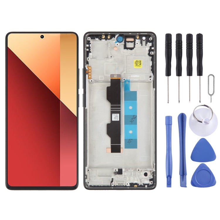 For Xiaomi Redmi Note 13 Pro 4G Original AMOLED Material LCD Screen Digitizer Full Assembly with Frame, For Xiaomi Redmi Note 13 Pro 4G(Original) - ORIWHIZ