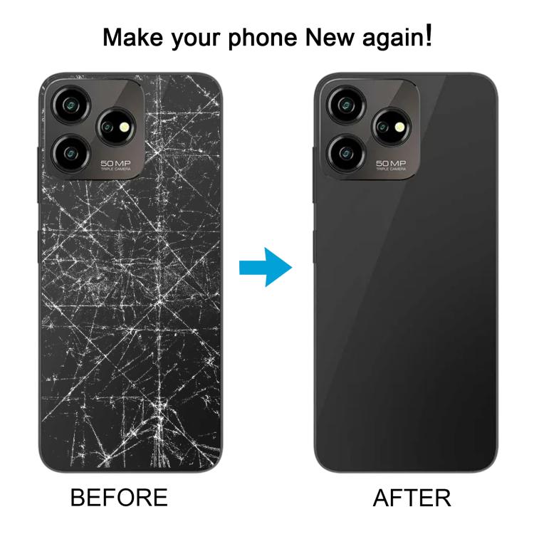For ZTE Axon 50 Lite 8050 Glass Battery Back Cover with Middle Frame / Camera Lens Cover, For ZTE Axon 50 Lite(with Middle Frame) - ORIWHIZ