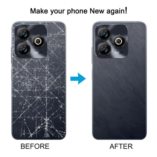 For ZTE Blade A75 4G Z2359 Battery Back Cover with Middle Frame / Camera Lens Cover, For ZTE Blade A75 4G(with Middle Frame) - ORIWHIZ