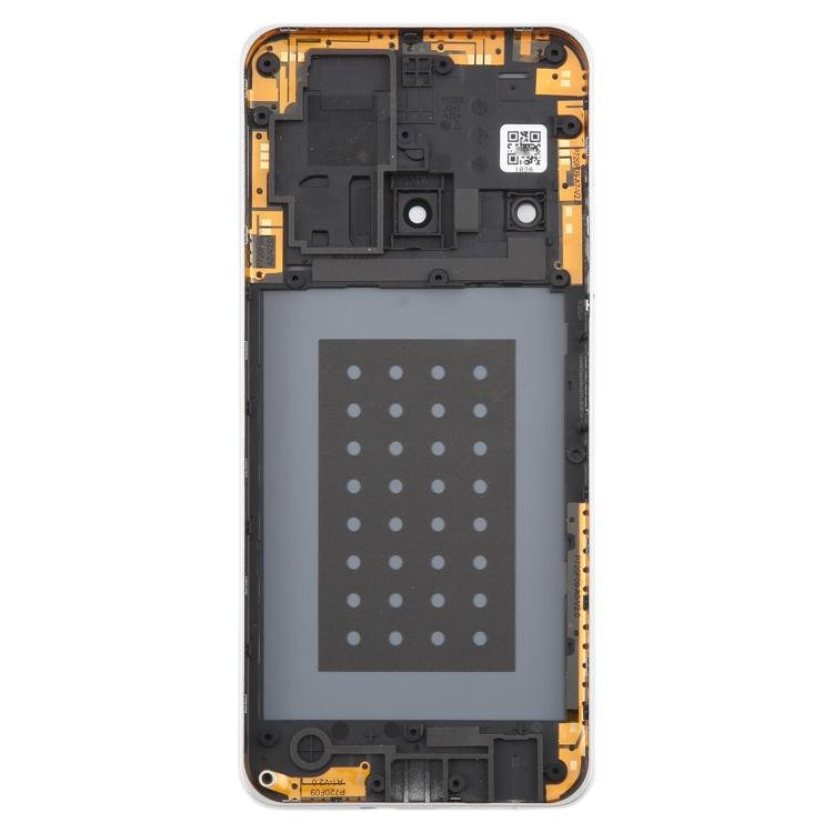 For ZTE Blade A75 5G Z2357N / Blade V60 Smart Glass Battery Back Cover with Middle Frame / Camera Lens Cover, For ZTE Blade A75 5G(with Middle Frame) - ORIWHIZ