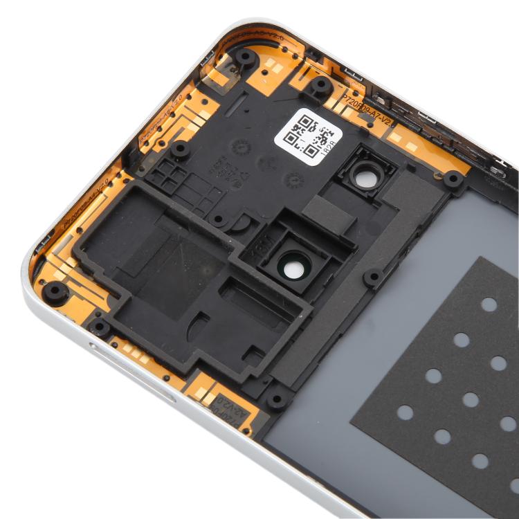 For ZTE Blade A75 5G Z2357N / Blade V60 Smart Glass Battery Back Cover with Middle Frame / Camera Lens Cover, For ZTE Blade A75 5G(with Middle Frame) - ORIWHIZ