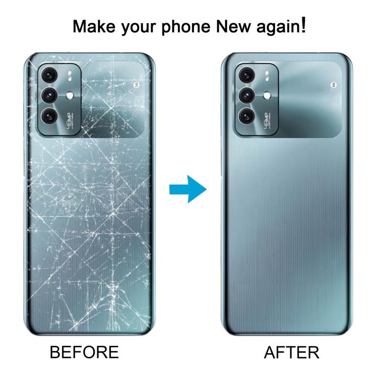 For ZTE Blade V40 Battery Back Cover with Adhesive / Camera Lens Cover, For ZTE Blade V40 - ORIWHIZ