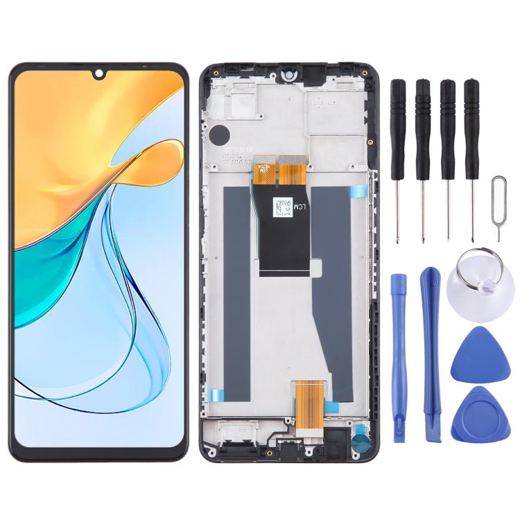 For ZTE Blade V50 Vita 8550 LCD Screen Digitizer Full Assembly with Frame, For ZTE Blade V50 Vita - ORIWHIZ