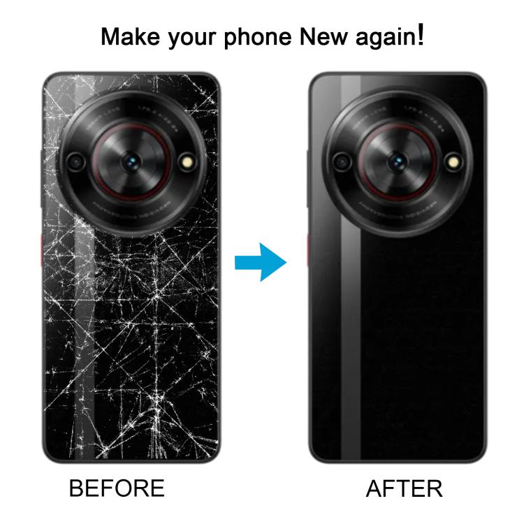 For ZTE nubia Focus Battery Back Cover with Middle Frame / Camera Lens Cover, For ZTE nubia Focus (Glass with Middle Frame) - ORIWHIZ
