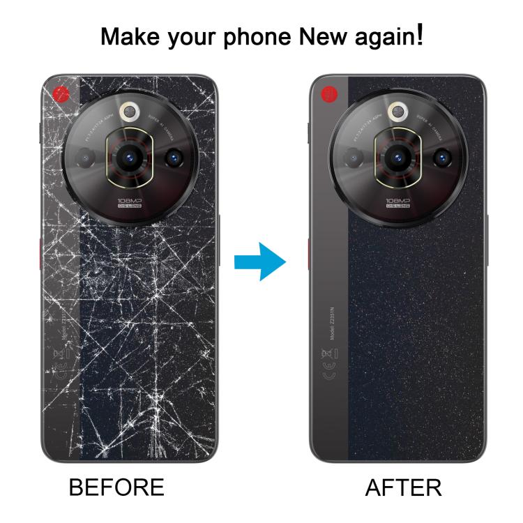 For ZTE nubia Focus Pro Z2351N Glass Battery Back Cover with Middle Frame / Camera Lens Cover, For ZTE nubia Focus Pro(Glass with Middle Frame) - ORIWHIZ