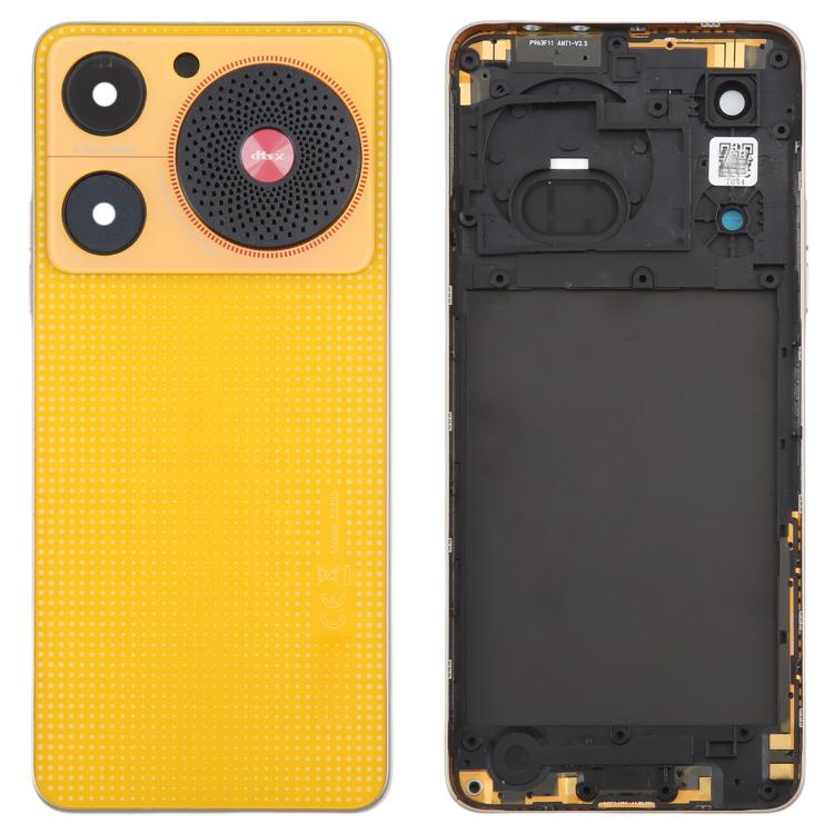 For ZTE nubia Music Z2353 Glass Battery Back Cover with Middle Frame / Camera Lens Cover, For ZTE nubia Music(with Middle Frame) - ORIWHIZ