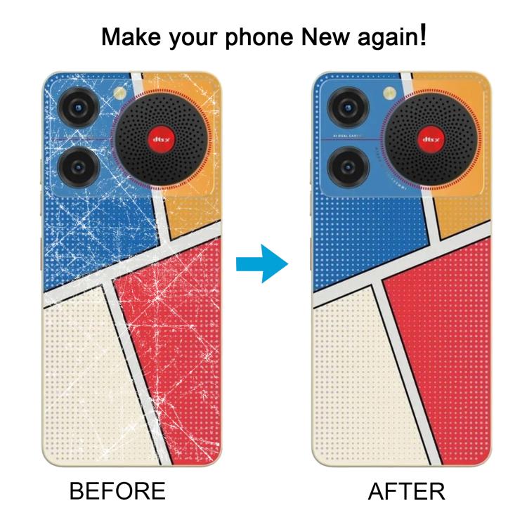 For ZTE nubia Music Z2353 Glass Battery Back Cover with Middle Frame / Camera Lens Cover, For ZTE nubia Music(with Middle Frame) - ORIWHIZ